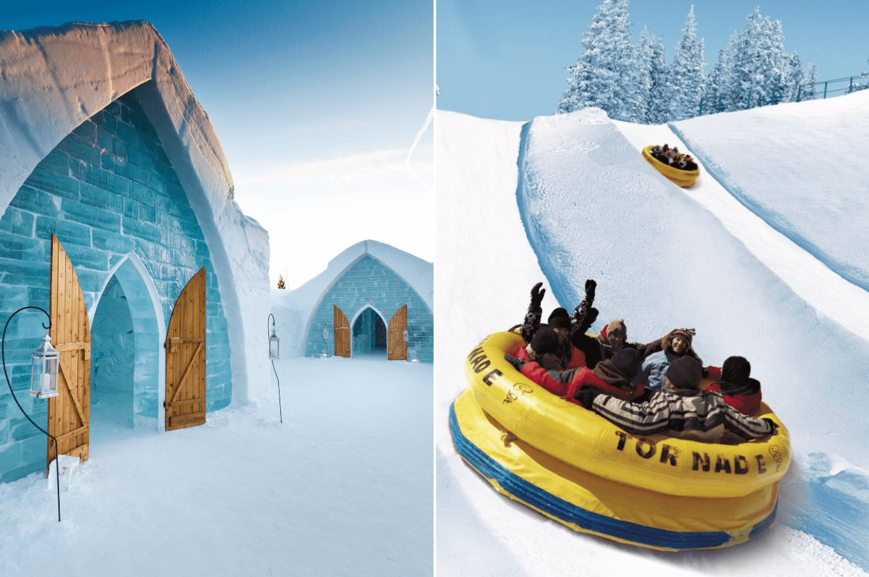 Hôtel de Glace & Centre de jeux d’hiver 1 Jour